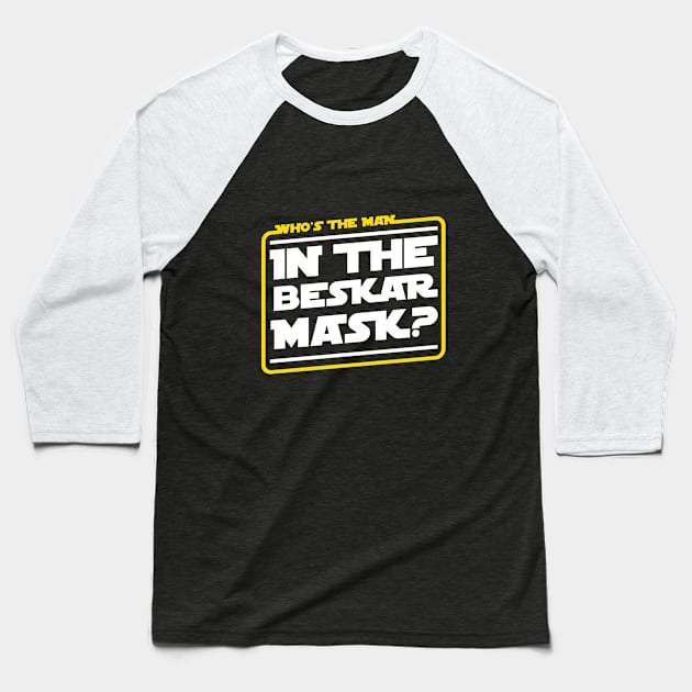 In The Beskar Mask Baseball T-Shirt by Cinestore Merch